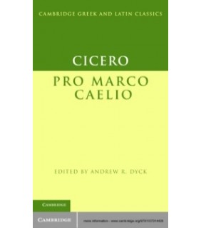 Cambridge University Press ebook Cicero: Pro Marco Caelio