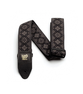 Ernie Ball Polypro Guitar Strap in Regal Black