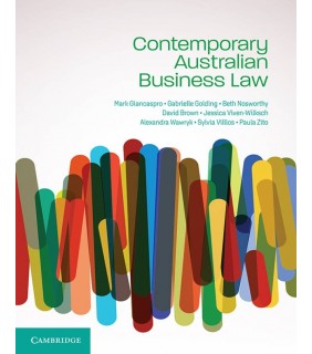 Cambridge University Press ebook Contemporary Australian Business Law