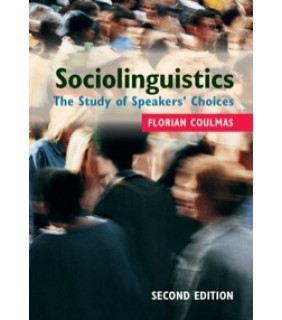 Cambridge University Press ebook Sociolinguistics: The Study of Speakers Choice