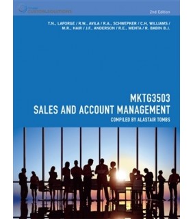 CP0893 MKTG3503 Sales and Account Management 2E