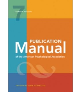 American Psychological Association ebook Publication Manual of the American Psychological Assoc