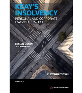 Lawbook Co., AUSTRALIA ebook Keay's Insolvency: Personal and Corporate Law and Prac