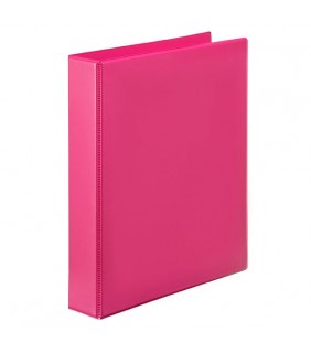 Marbig CLEARVIEW INSERT BINDER A4 25MM 2D PINK
