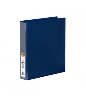 Marbig CLEARVIEW INSERT BINDER A4 38MM 4D BLUE