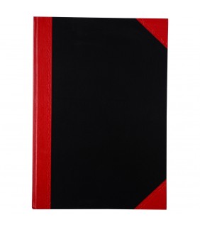 Cumberland RED & BLACK NOTEBOOK A4 100 LEAF