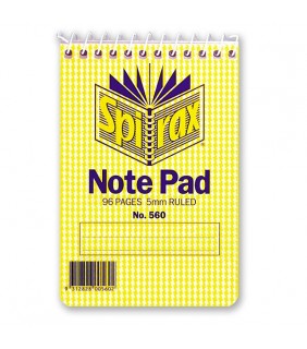 Spirax Notebook 96 pages 112x77mm