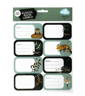 Spencil Book Labels - Quirky Chameleon