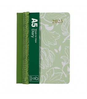 Cumberland 2025 BELROSE DIARY A5 WEEK TO VIEW MATCHA DUO