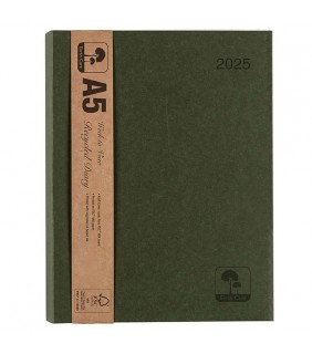 Cumberland 2025 EARTHCARE DIARY A5 WEEK TO VIEW GREEN