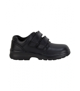 Clarks LEAGUE Black Velcro 