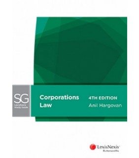 LexisNexis LexisNexis Study Guide: Corporations Law 4E