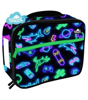 Spencil Big Cooler Lunch Bag - Neon Life