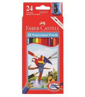 Faber-Castell Classic Colour Pencils 24 colours w/ sharpener