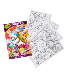 Crayola Giant Colouring Pages - Uni Creatures