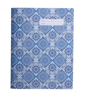 Spencil Exercise Book Cover - Boho Blue 2