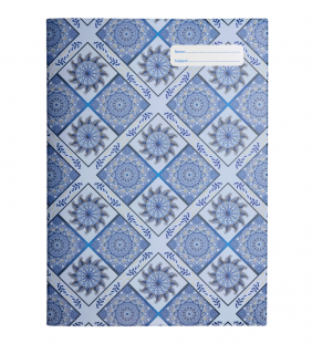 Spencil Scrapbook Cover - Boho Blue 1