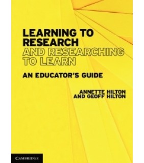 Cambridge University Press ebook Learning to Research and Researching to Learn