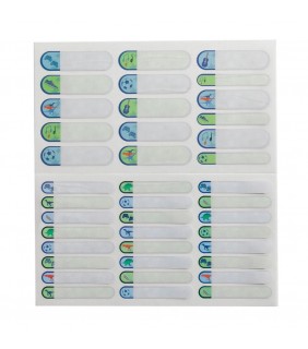 Spencil Name Labels - Stick On - White