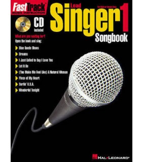 Hal Leonard Fasttrack Lead Singer Songbook1 Bk/CD