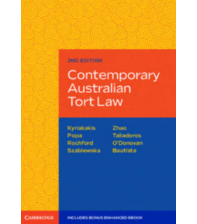 Cambridge University Press Contemporary Australian Tort Law 2E