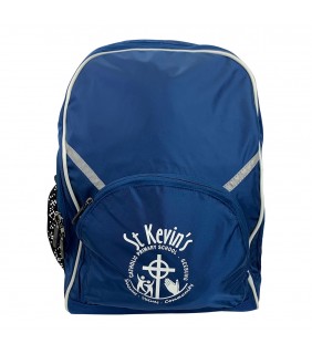 St Kevin's School Bag Backpack Support Navy Medium