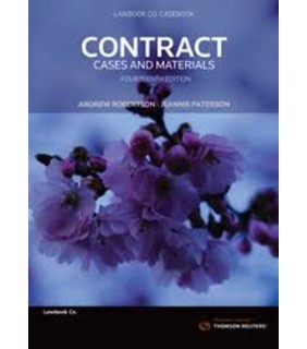 Thomson Reuters Australia, Limited Contract 14ed: Cases and Materials