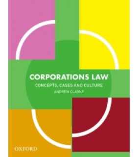 Oxford University Press ANZ ebook Corporations Law: Concepts, Cases and Culture