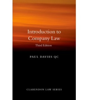 Oxford University Press ANZ ebook RENTAL 1YR Introduction to Company Law