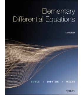 Wiley ebook Elementary Differential Equations, Enhanced eText