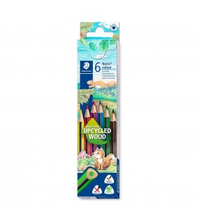 Staedtler Noris colour triangular coloured pencils - assorted 6s