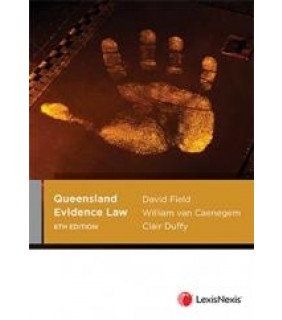 SPECIAL ORDER - LexisNexis Australia Queensland Evidence Law 6E