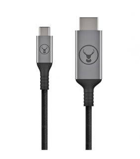 BONELK USB-C to HDMI Long Life Cable (2.5m) - Black