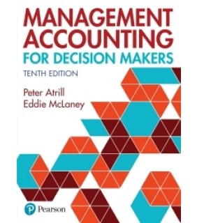 Pearson Education ebook Management Accounting for Decision Makers 10th