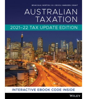 Wiley Australian Taxation, 1st Edition (Updated)