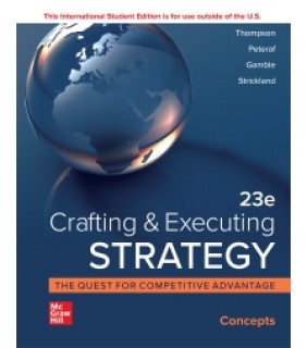Mhe Us ebook ISE Crafting and Executing Strategy 23E