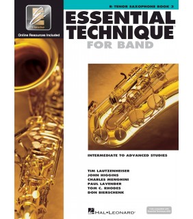 Hal Leonard Essential Elements for Band Book 3 Tenor Sax