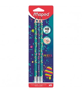 Maped PIXEL PARTY PENCIL PACK 6 HB