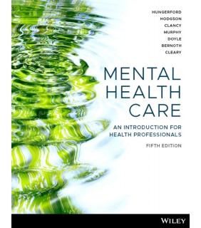 John Wiley & Sons Mental Health Care 5E: An Introduction for Health Profession