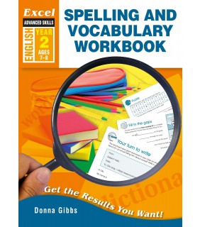 Pascal Press Excel Advanced Skills: Spelling and Vocab Workbook Year 2