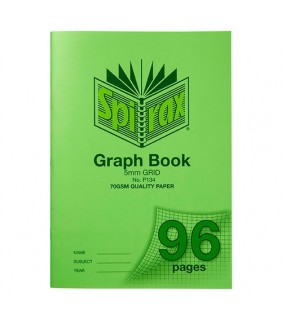 Spirax GRID BOOK A4 5MM 96PG