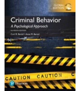 Pearson Education ebook Criminal Behavior: A Psychological Approach, eBook, Gl