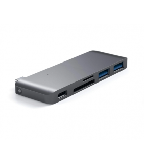 Satechi Type-C USB Passthrough Hub (Space Grey)