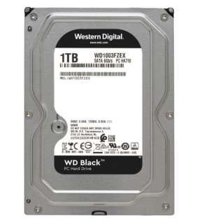 Western Digital WD BLACK INTERNAL 3.5" DESKTOP SATA DRIVE, 1TB, 6GB/S, 7200R