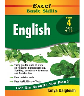 Pascal Press Excel Basic Skills Core Books: English Year 4