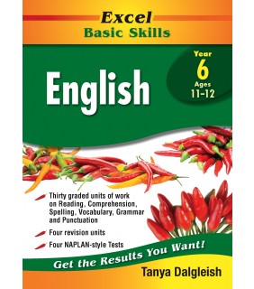 Pascal Press Excel Basic Skills Core Books: English Year 6