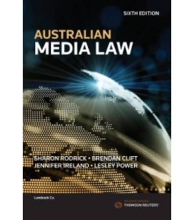 Lawbook Co., AUSTRALIA ebook Australian Media Law 6E