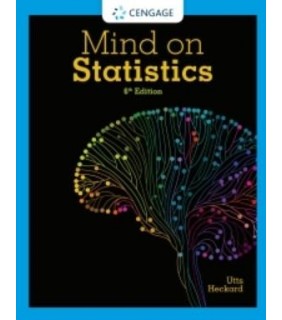 Cengage Learning ebook Mind on Statistics 6E