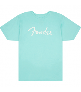 Fender® Spaghetti Logo T-Shirt, Surf Green M