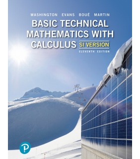 Pearson Education Australia Basic Technical Mathematics with Calculus, SI Version